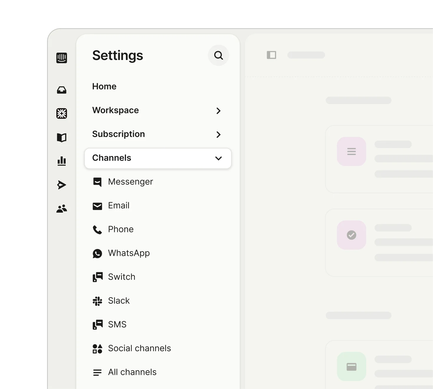 Every channel, natively integrated